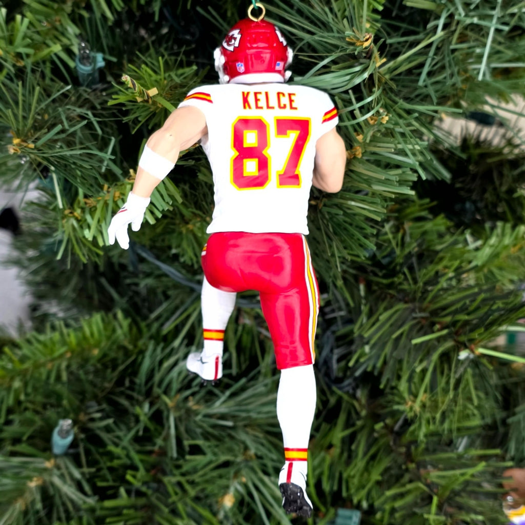 Travis Kelce Kansas City Chiefs Football NFL Xmas Tree Ornament Jersey #87 Swift