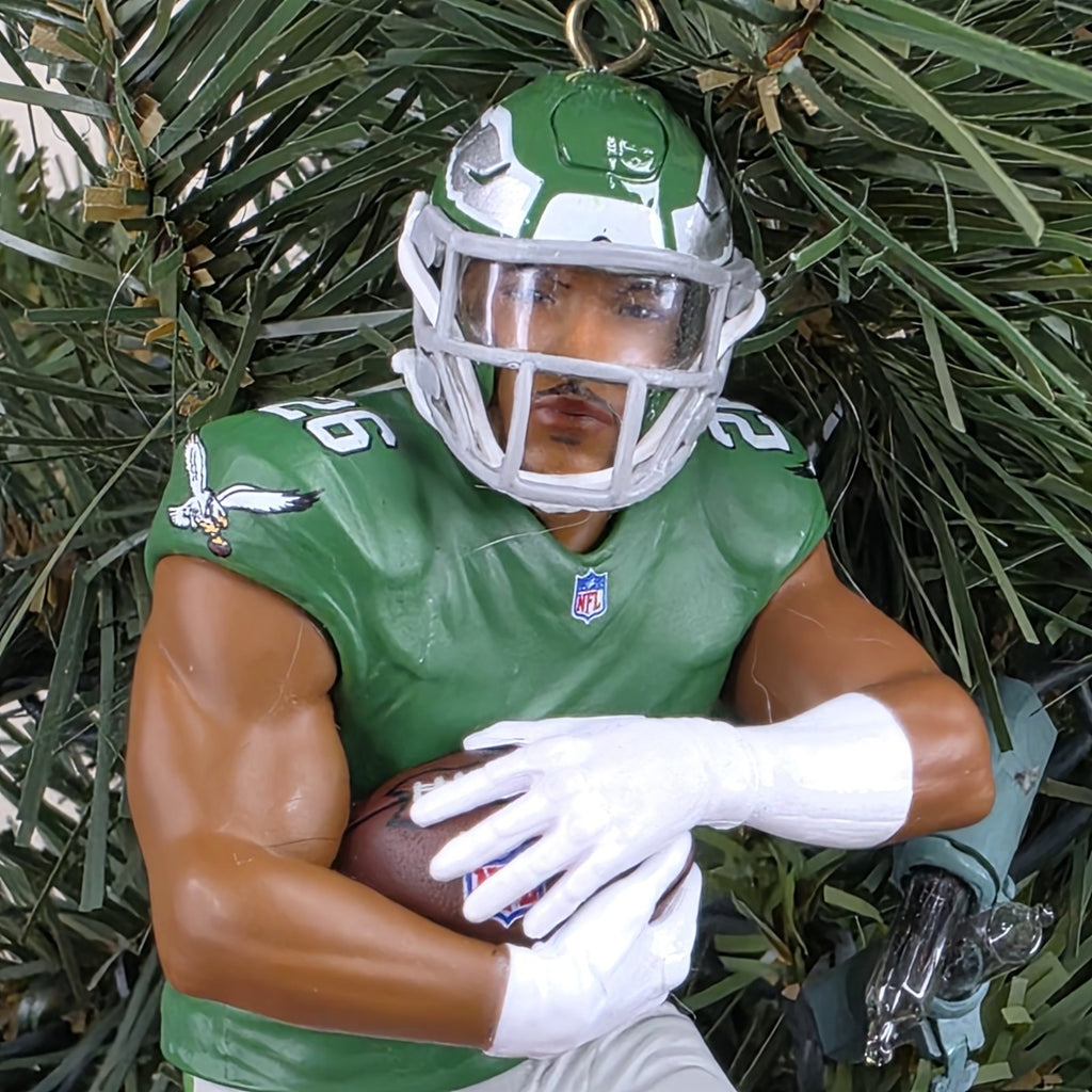 Saquon Barkley Philadelphia Eagles Football NFL Xmas Ornament Holiday Jersey #26