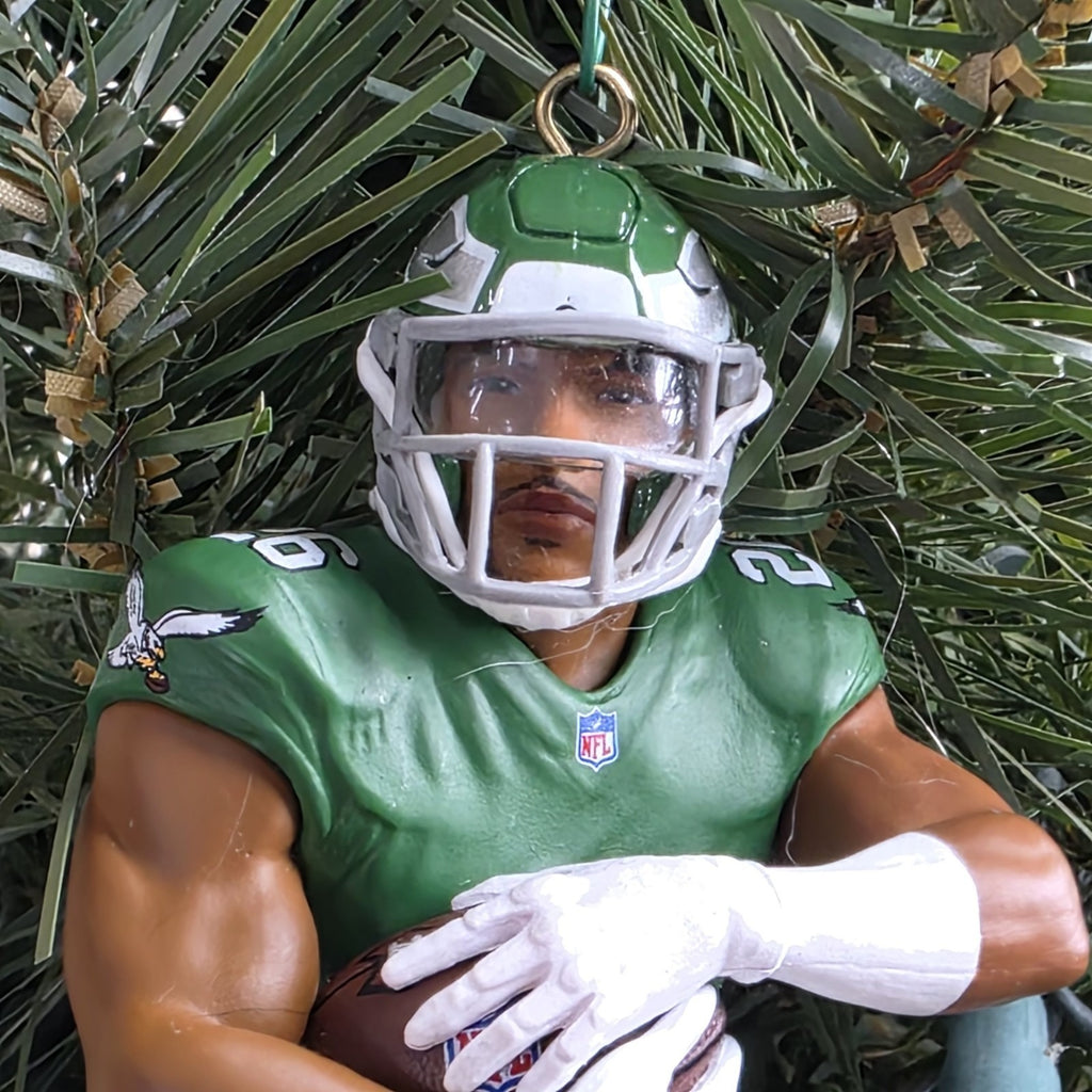 Saquon Barkley Philadelphia Eagles Football NFL Xmas Ornament Holiday Jersey #26