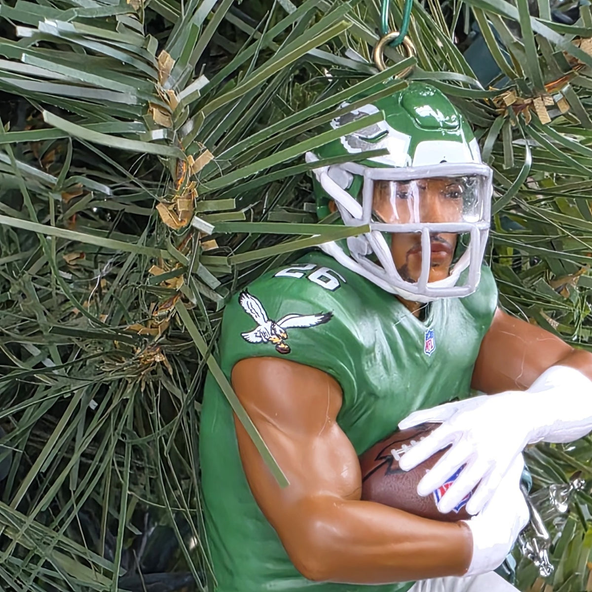 Saquon Barkley Philadelphia Eagles Football NFL Xmas Ornament Holiday Jersey #26