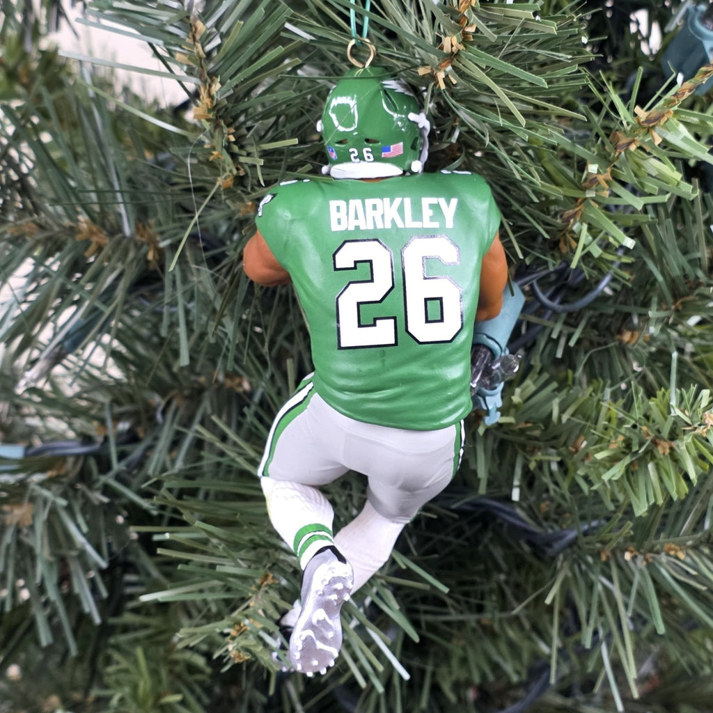 Saquon Barkley Philadelphia Eagles Football NFL Xmas Ornament Holiday Jersey #26