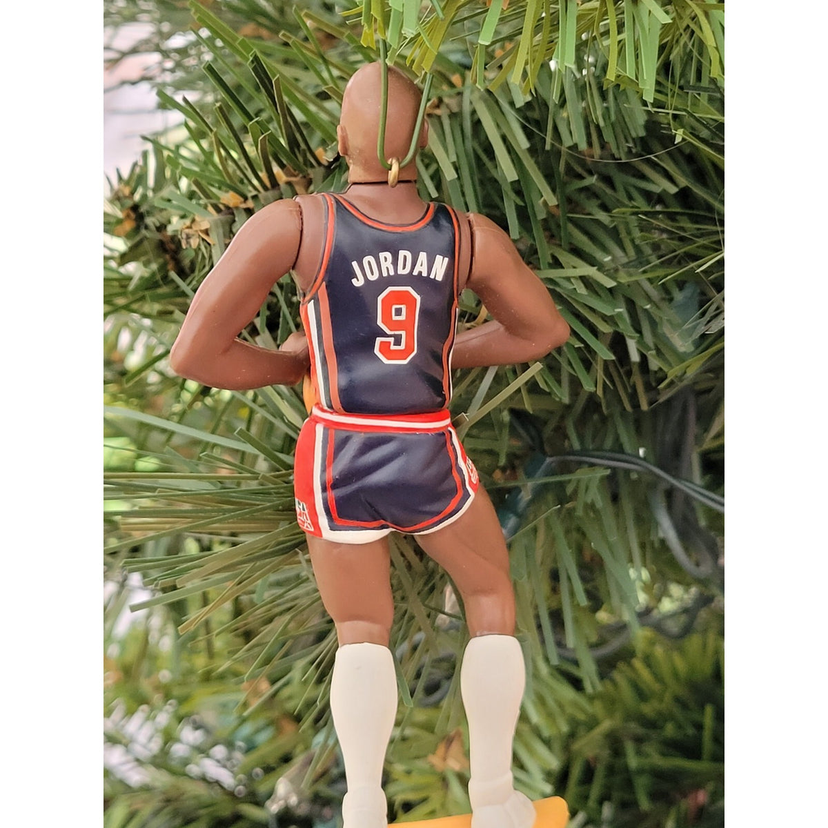 Michael Jordan USA Dream Team Jersey Basketball Xmas Ornament Chicago Bulls NBA