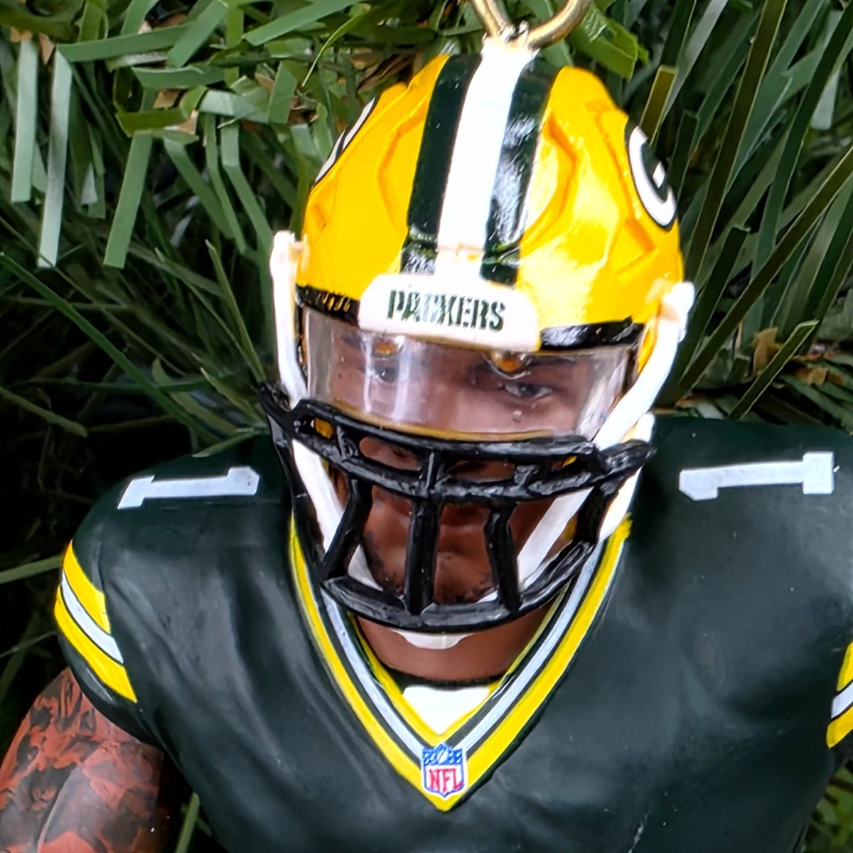 Micah Parsons Green Bays Packers Football NFL Xmas Tree Ornament Holiday Jersey