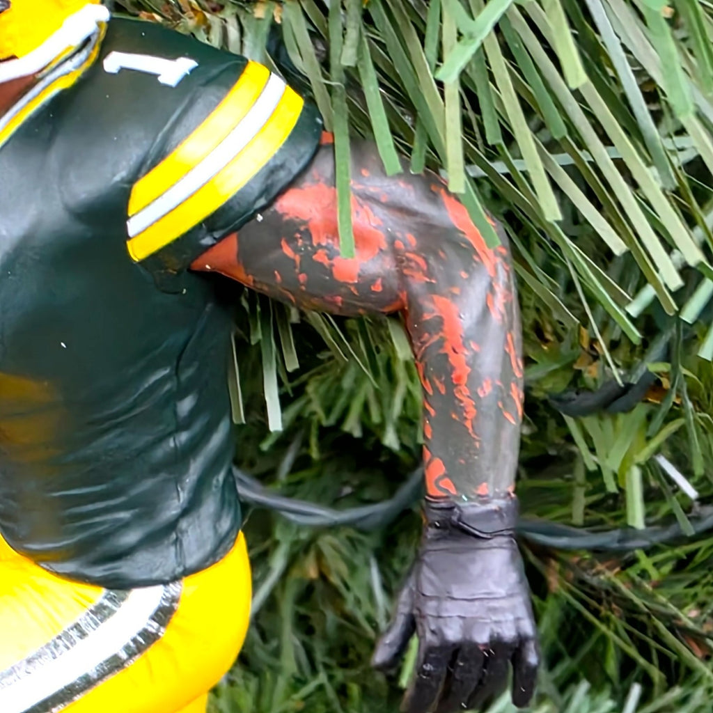Micah Parsons Green Bays Packers Football NFL Xmas Tree Ornament Holiday Jersey