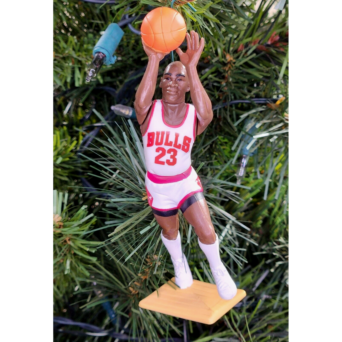 Michael Jordan Chicago Bulls NBA Basketball Xmas Ornament Holiday vtg Jersey 23