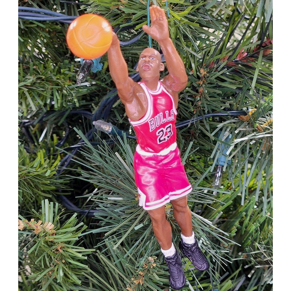 Michael Jordan Chicago Bulls NBA Basketball Xmas Ornament Holiday vtg Jersey 23
