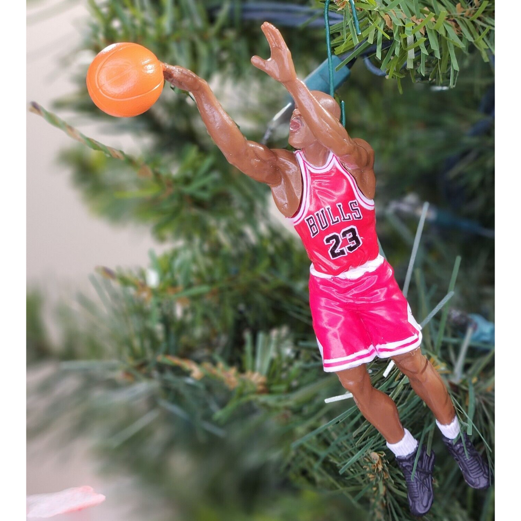Michael Jordan Chicago Bulls NBA Basketball Xmas Ornament Holiday vtg Jersey 23