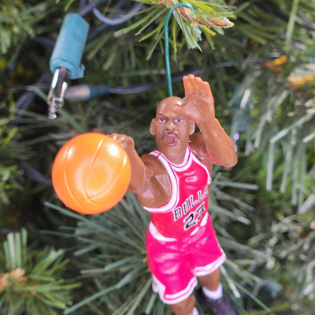 Michael Jordan Chicago Bulls NBA Basketball Xmas Ornament Holiday vtg Jersey 23