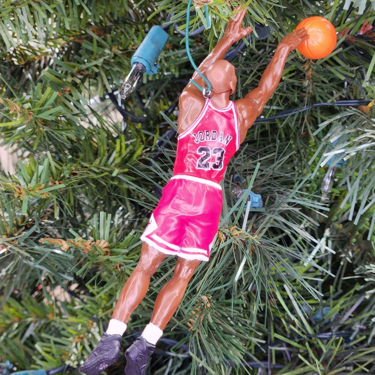 Michael Jordan Chicago Bulls NBA Basketball Xmas Ornament Holiday vtg Jersey 23