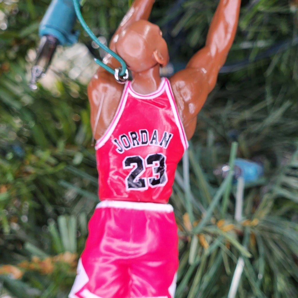 Michael Jordan Chicago Bulls NBA Basketball Xmas Ornament Holiday vtg Jersey 23