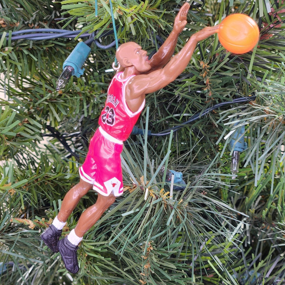 Michael Jordan Chicago Bulls NBA Basketball Xmas Ornament Holiday vtg Jersey 23