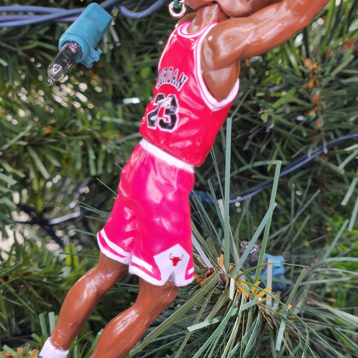Michael Jordan Chicago Bulls NBA Basketball Xmas Ornament Holiday vtg Jersey 23