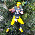 Jordan Love Green Bays Packers Football NFL Xmas Tree Ornament Holiday Jersey 10