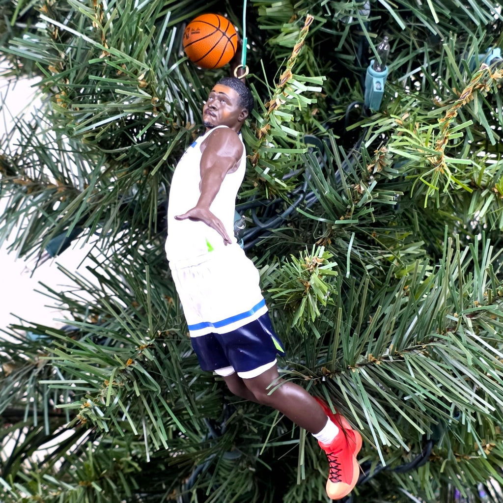Anthony Edwards Minnesota Timberwolves NBA Basketball Xmas Ornament Jersey #5