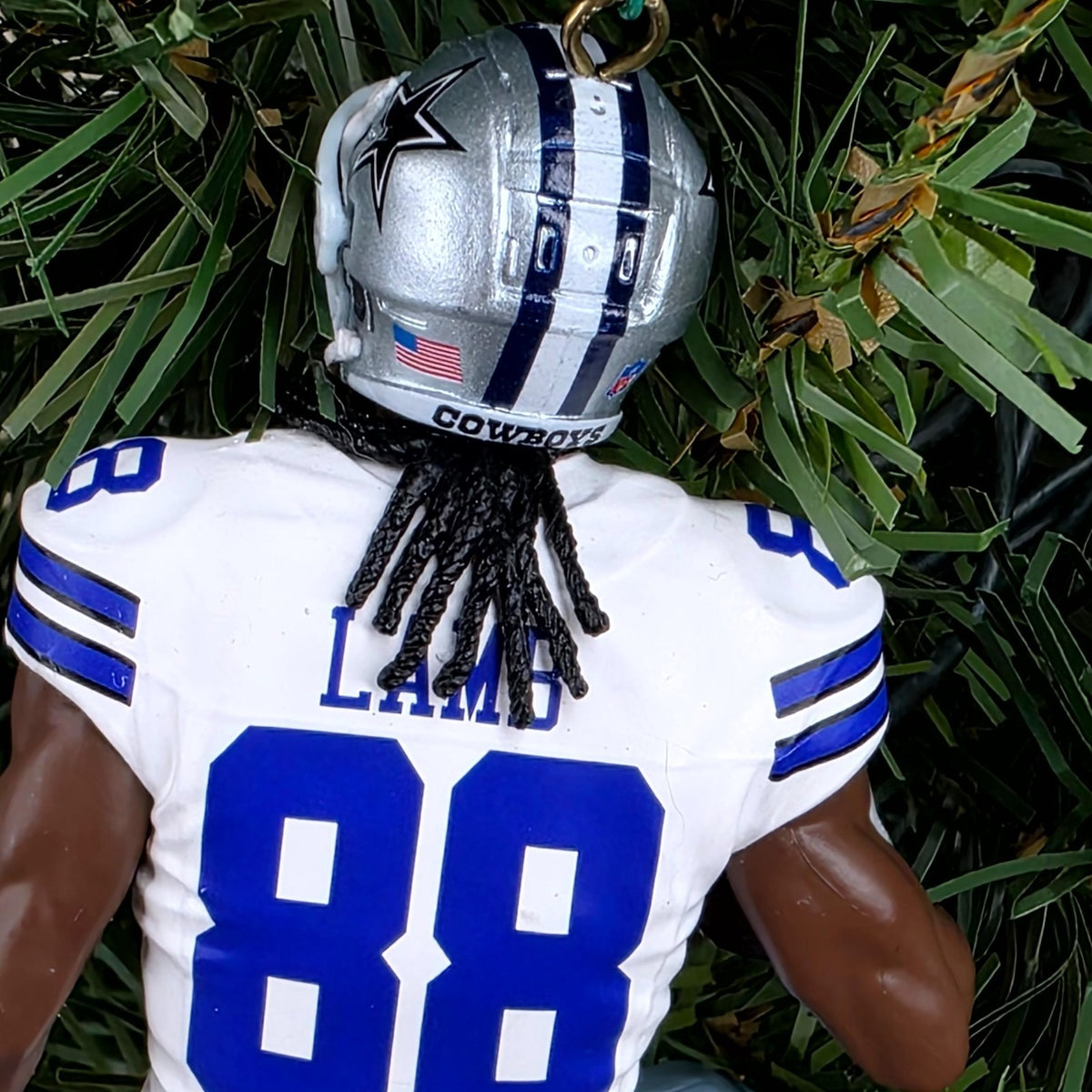 CeeDee Lamb Dallas Cowboys Football NFL Xmas Tree Ornament Holiday Jersey #88