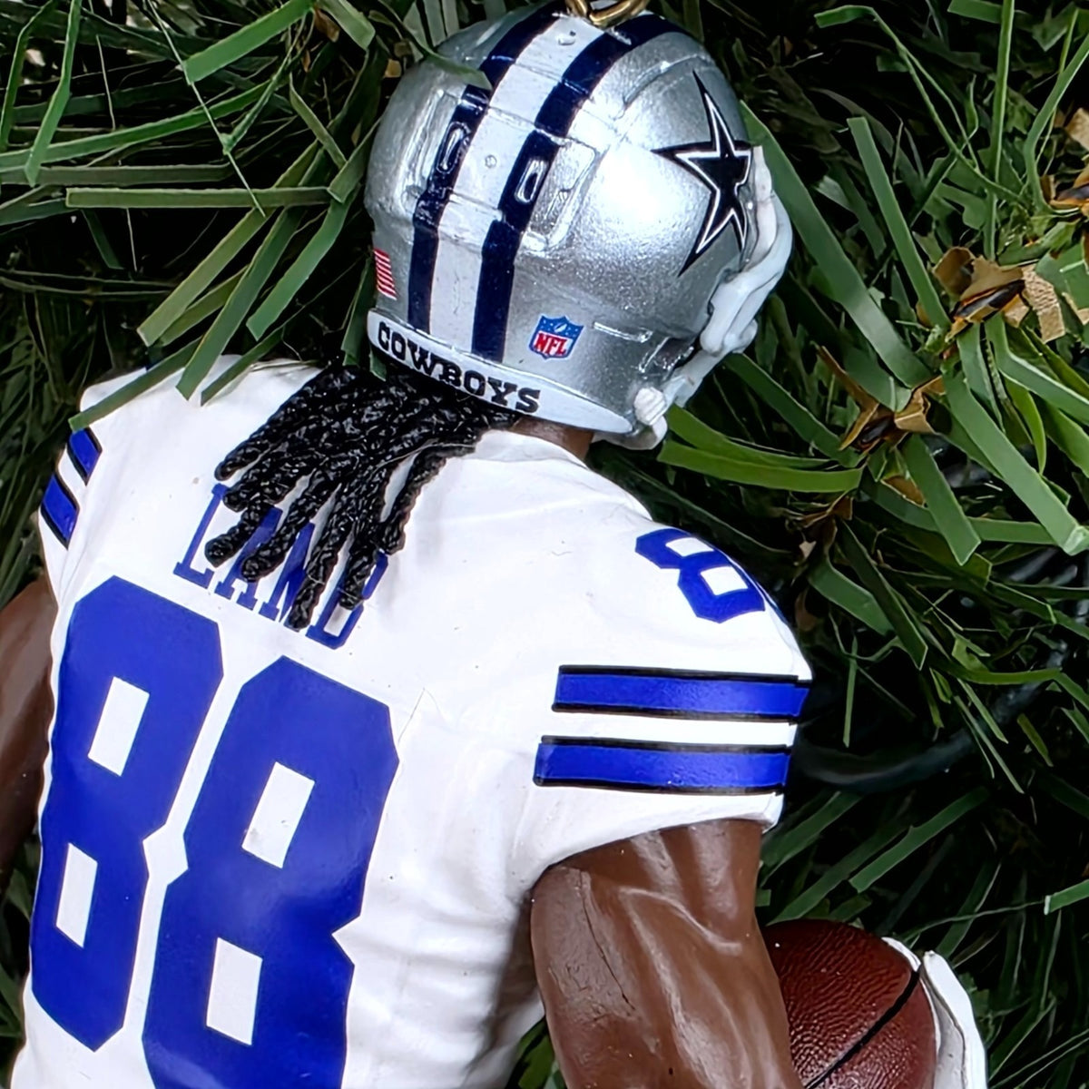 CeeDee Lamb Dallas Cowboys Football NFL Xmas Tree Ornament Holiday Jersey #88
