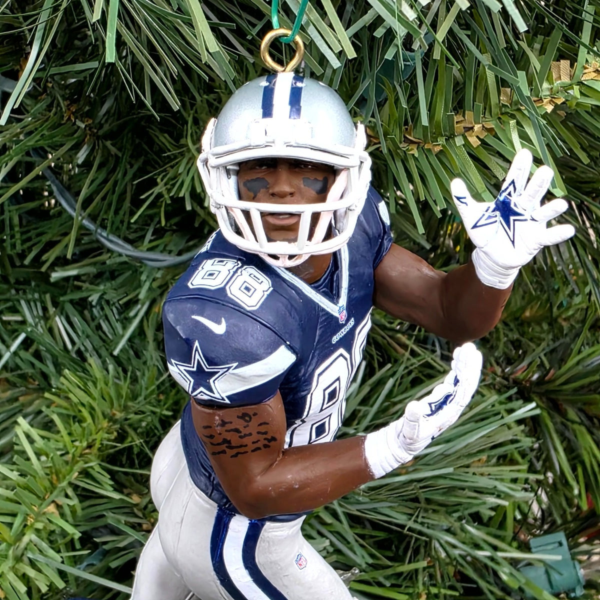Dez Bryant Dallas Cowboys Football NFL Xmas Tree Ornament Holiday vtg Jersey #88