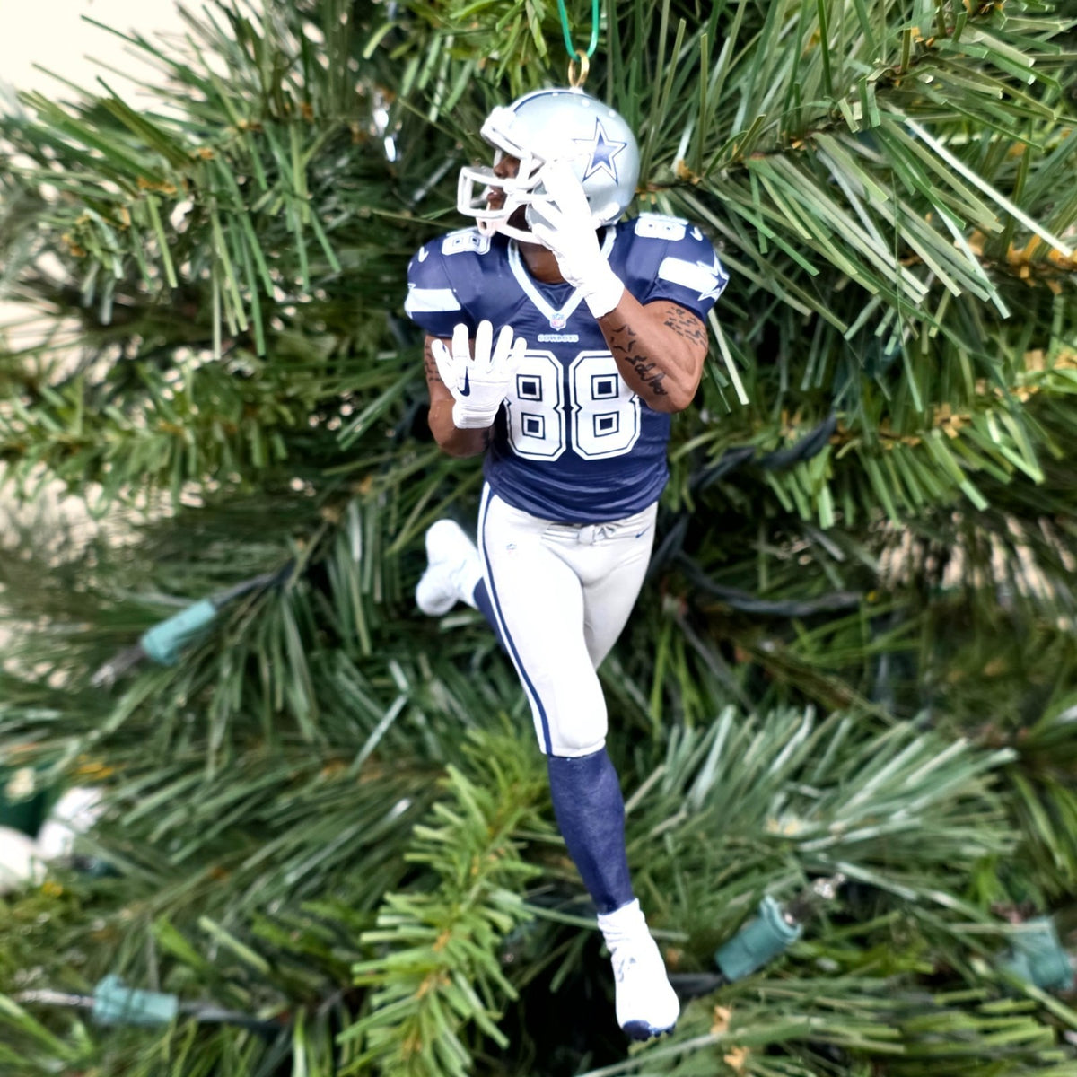 Dez Bryant Dallas Cowboys Football NFL Xmas Tree Ornament Holiday vtg Jersey #88
