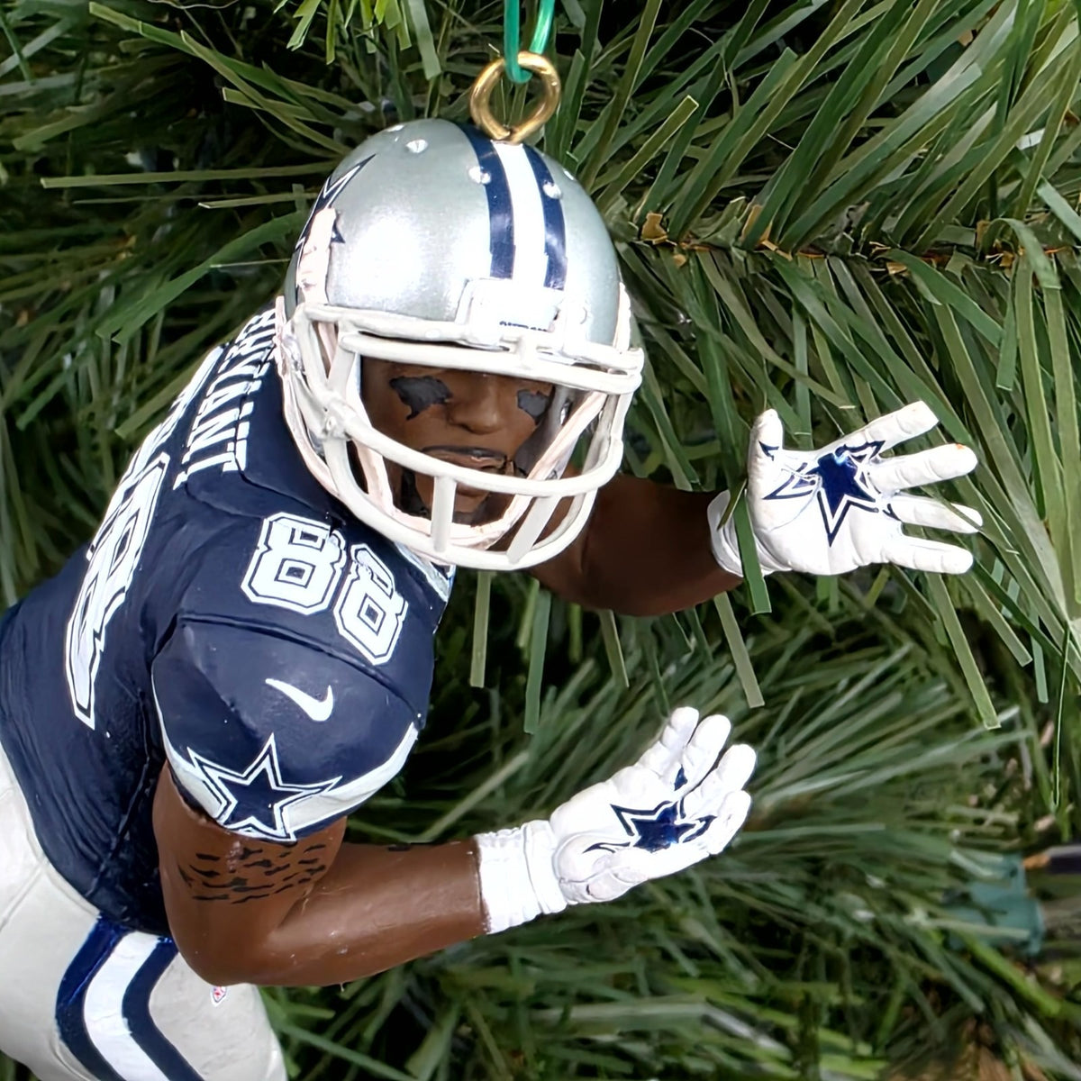 Dez Bryant Dallas Cowboys Football NFL Xmas Tree Ornament Holiday vtg Jersey #88