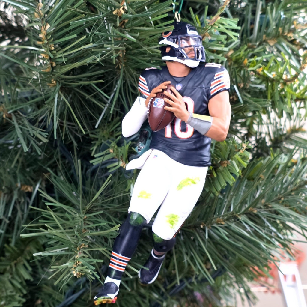 Caleb Williams Chicago Bears Football NFL Xmas Tree Ornament Holiday Jersey #18