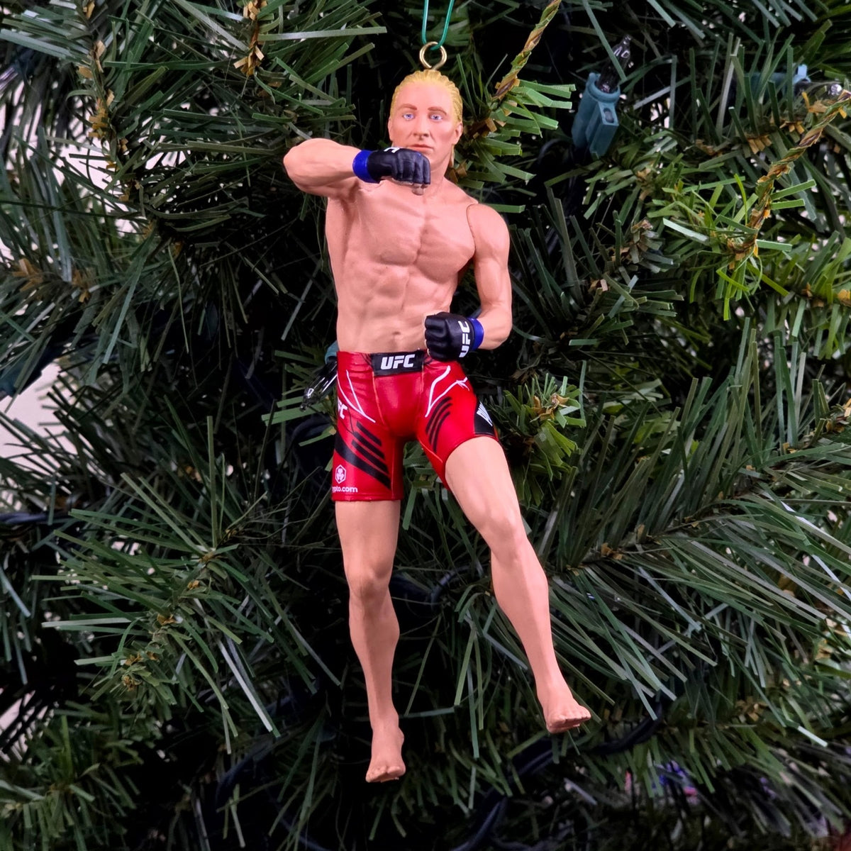 Paddy The Baddy Pimblett UFC MMA Xmas Tree Ornament Holiday Venom Fight Champion