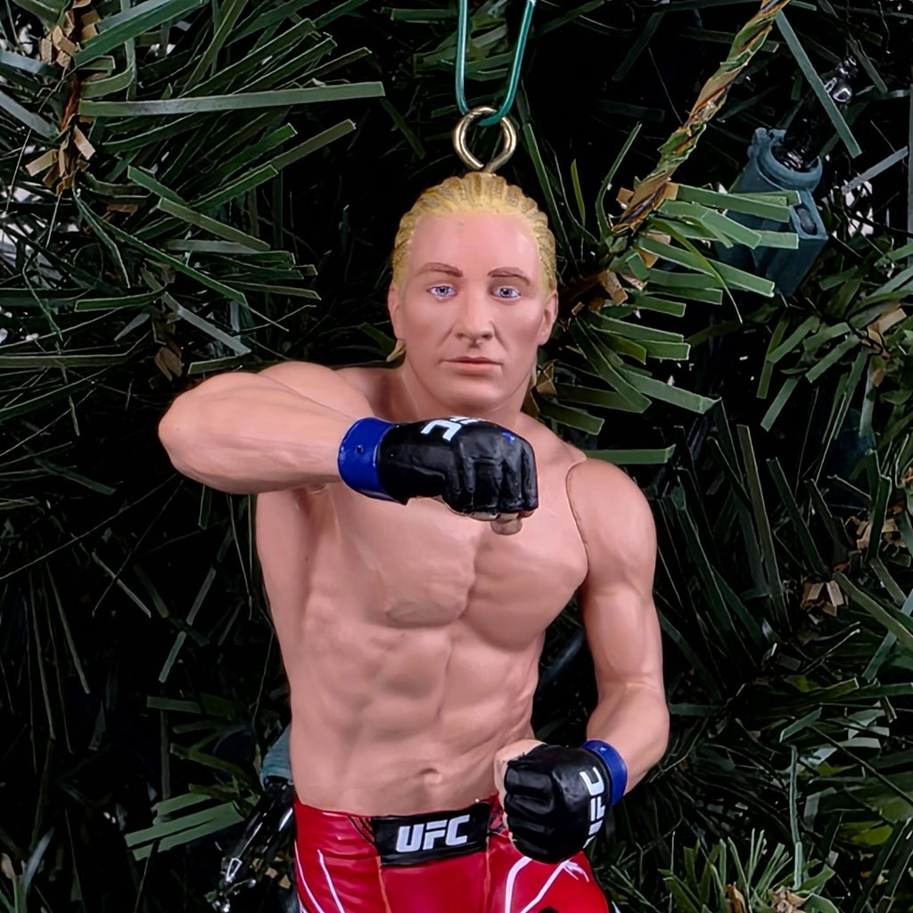 Paddy The Baddy Pimblett UFC MMA Xmas Tree Ornament Holiday Venom Fight Champion
