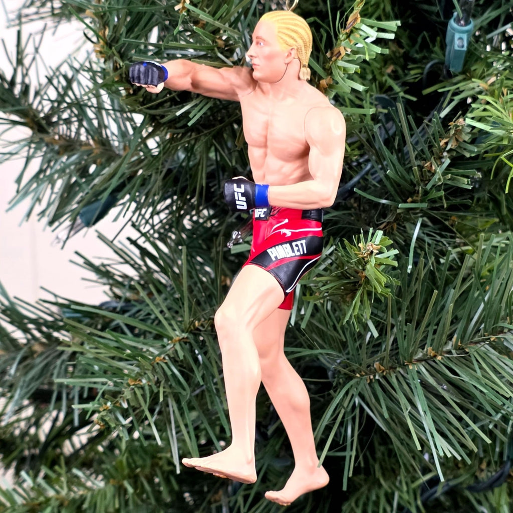 Paddy The Baddy Pimblett UFC MMA Xmas Tree Ornament Holiday Venom Fight Champion