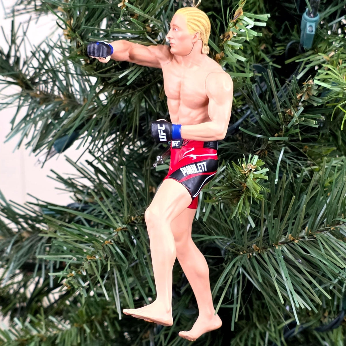 Paddy The Baddy Pimblett UFC MMA Xmas Tree Ornament Holiday Venom Fight Champion