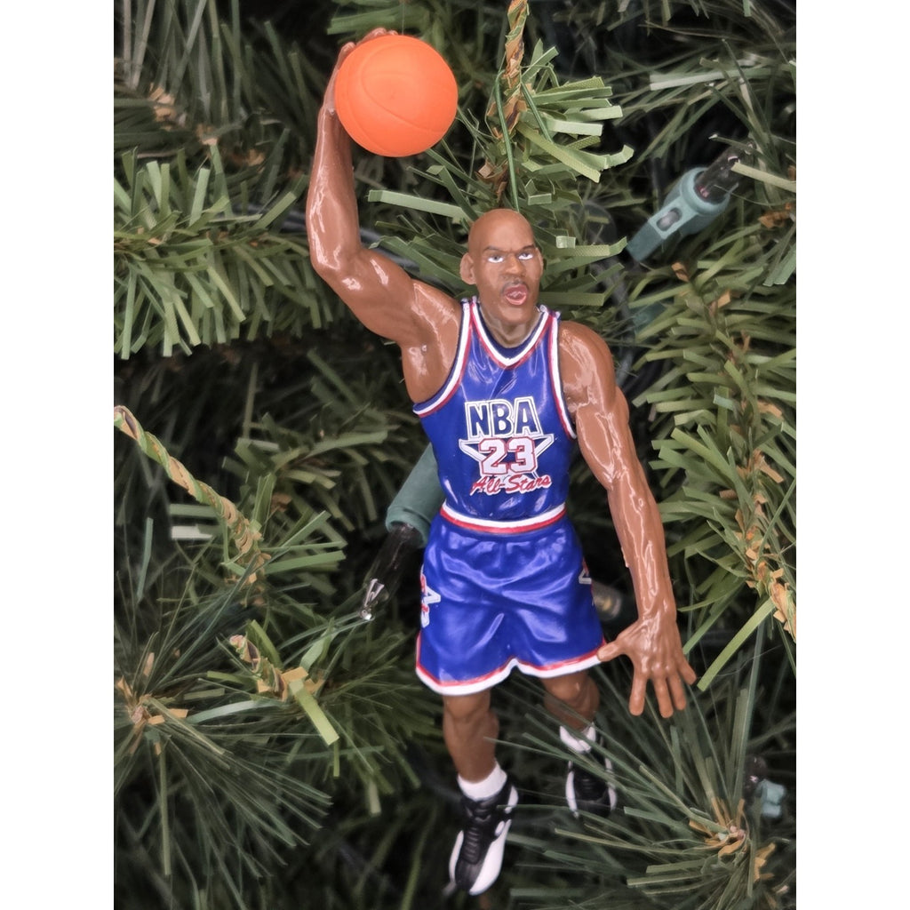 Michael Jordan All Star Chicago Bulls NBA Basketball Xmas Ornament vtg Jersey 23