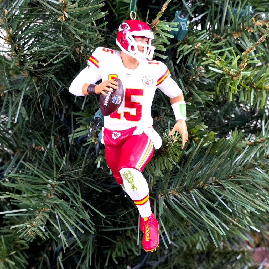 Patrick Mahomes Kansas City Chiefs Football NFL Xmas Tree Ornament Jersey #15