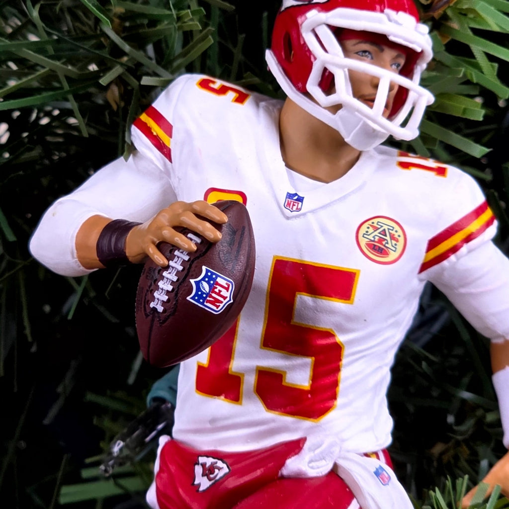 Patrick Mahomes Kansas City Chiefs Football NFL Xmas Tree Ornament Jersey #15