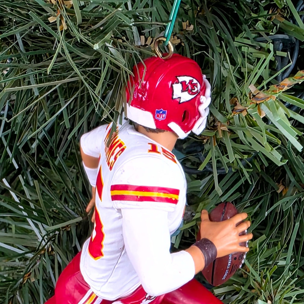 Patrick Mahomes Kansas City Chiefs Football NFL Xmas Tree Ornament Jersey #15