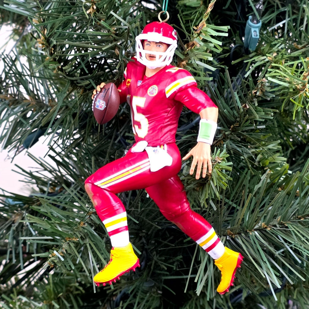 Patrick Mahomes Kansas City Chiefs Football NFL Xmas Tree Ornament Jersey #15