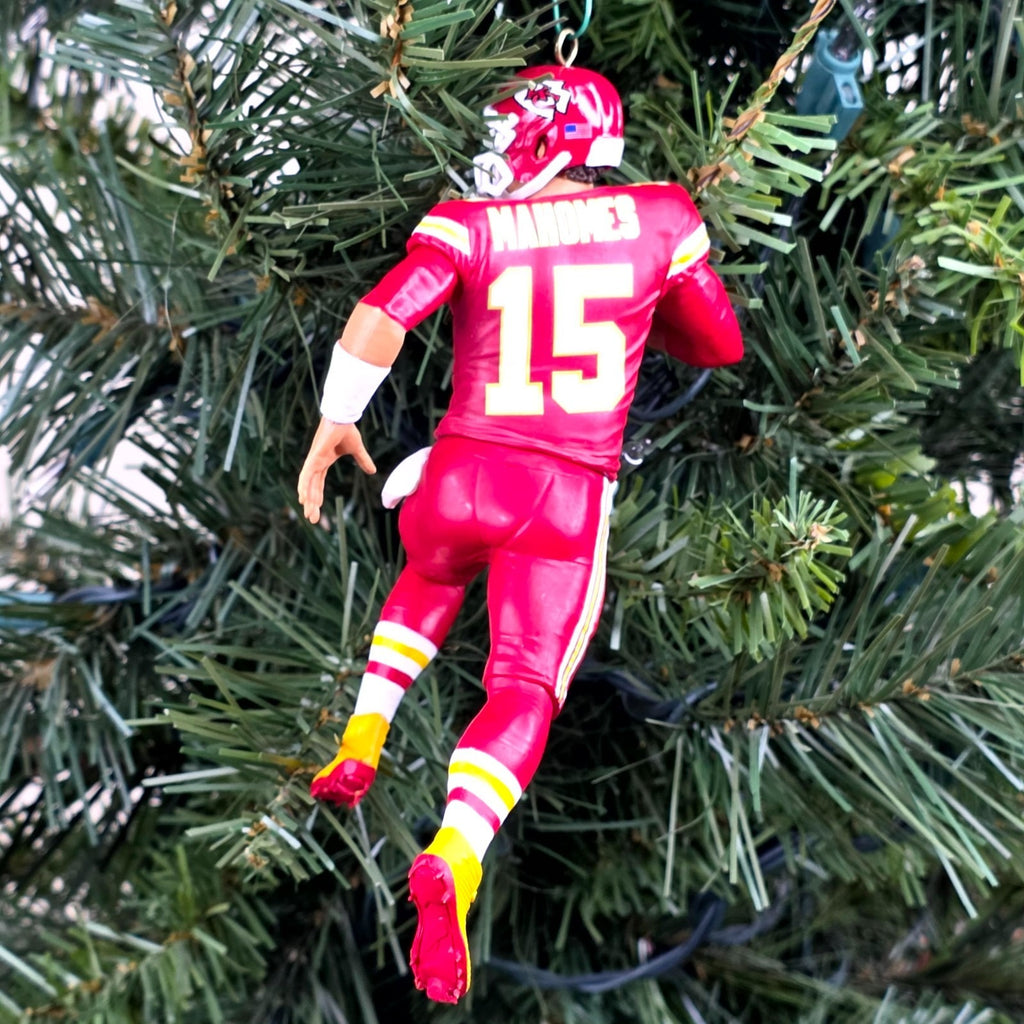 Patrick Mahomes Kansas City Chiefs Football NFL Xmas Tree Ornament Jersey #15