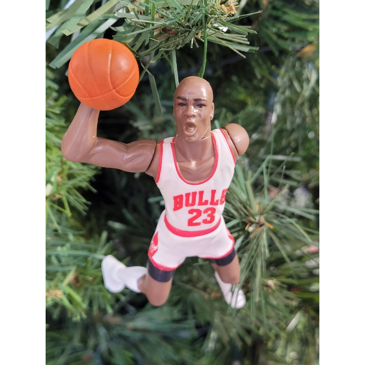 Michael Jordan Chicago Bulls NBA Basketball Xmas Ornament Holiday vtg Jersey 23