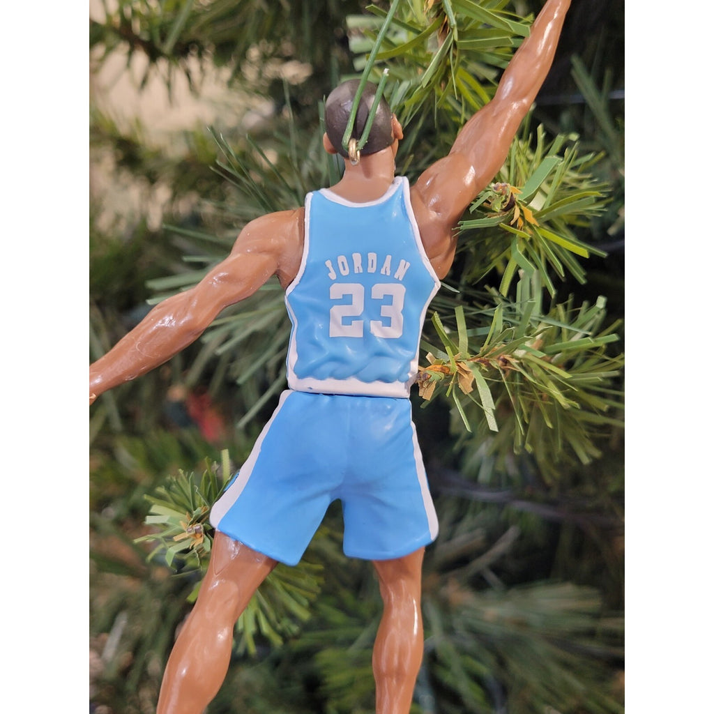 Michael Jordan North Carolina Tar Heels Basketball Xmas Tree Ornament jersey #23