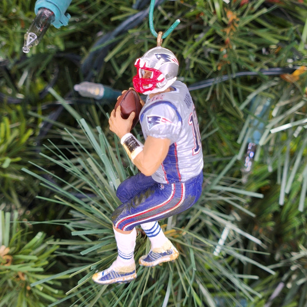 Tom Brady New England Patriots Football Xmas NFL Ornament Holiday Jersey vtg #12