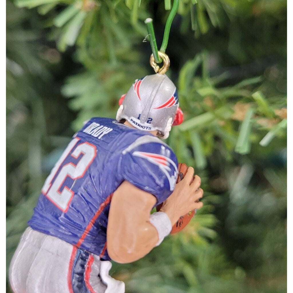 Tom Brady New England Patriots Football Xmas NFL Ornament Holiday Jersey vtg #12