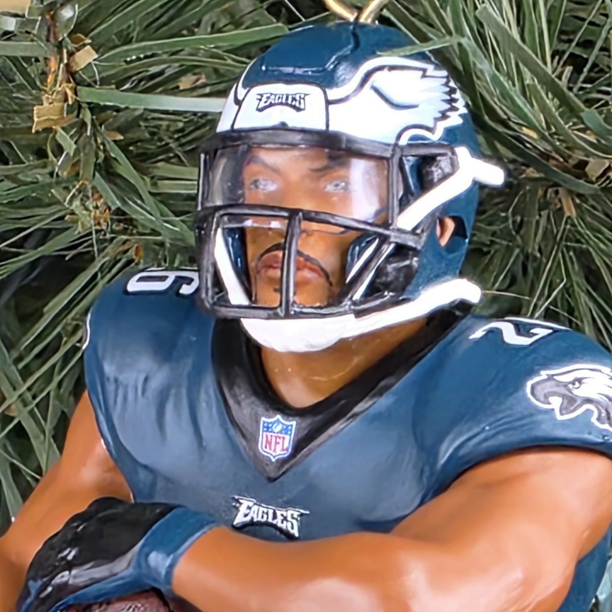 Saquon Barkley Philadelphia Eagles Football NFL Xmas Ornament Holiday Jersey #26