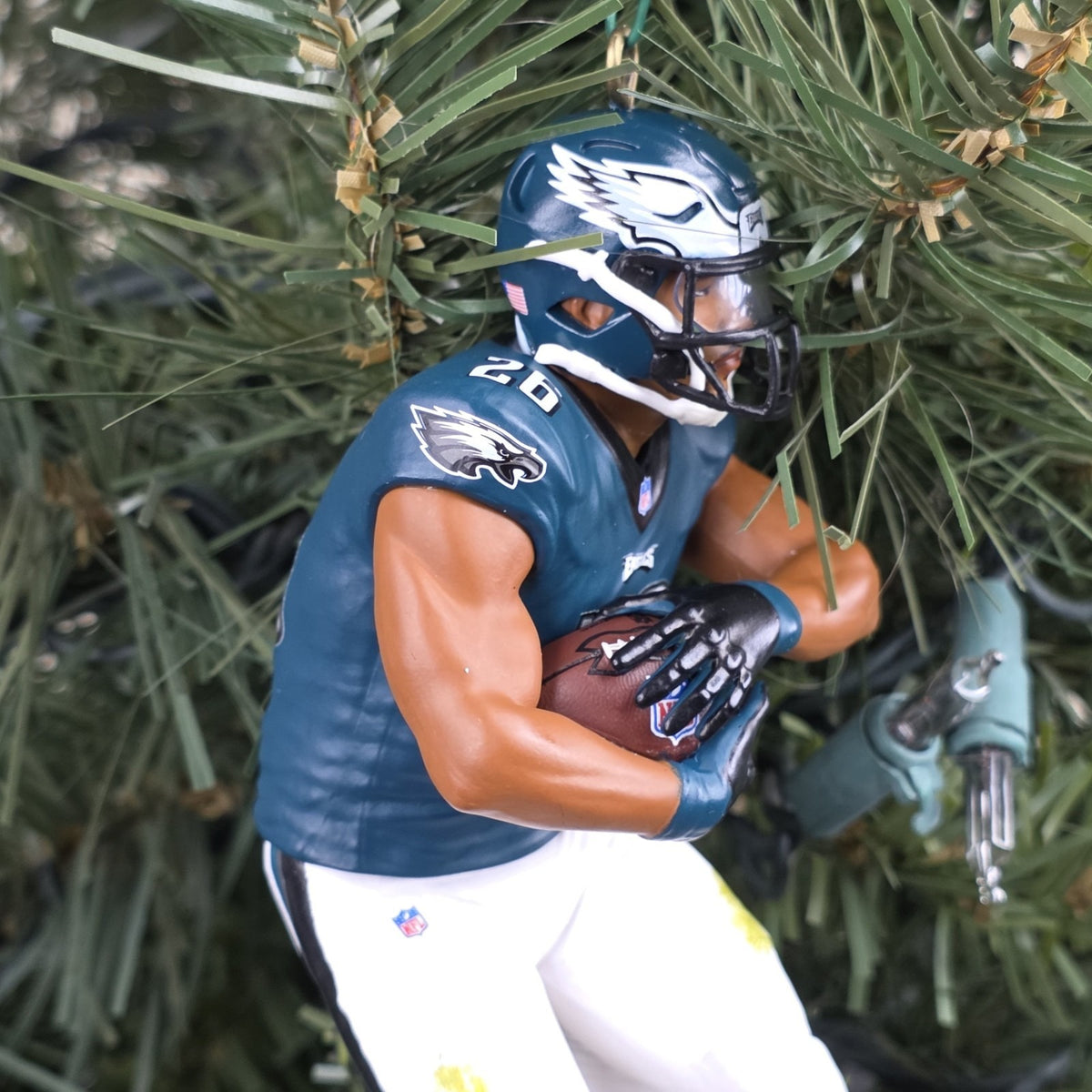 Saquon Barkley Philadelphia Eagles Football NFL Xmas Ornament Holiday Jersey #26