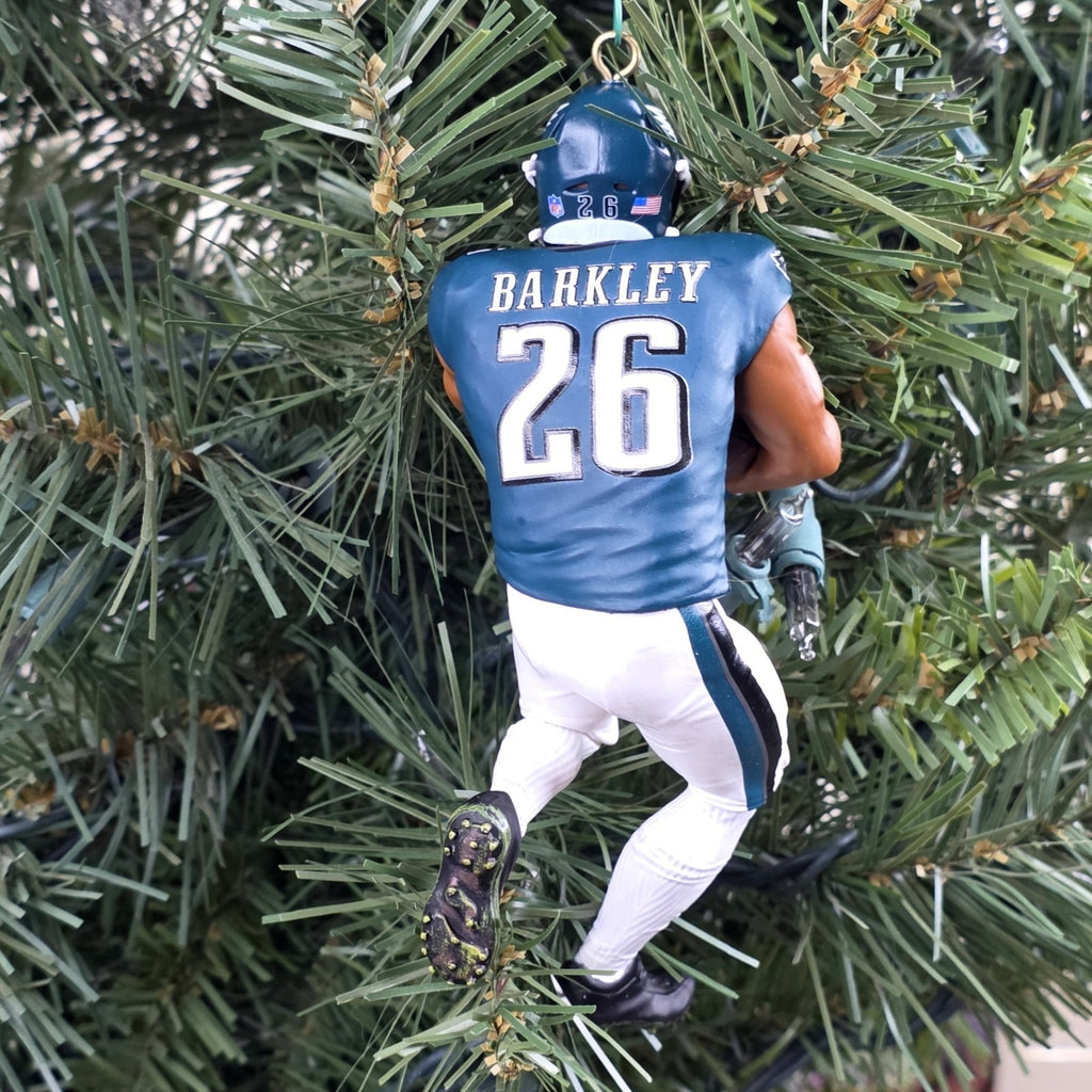 Saquon Barkley Philadelphia Eagles Football NFL Xmas Ornament Holiday Jersey #26