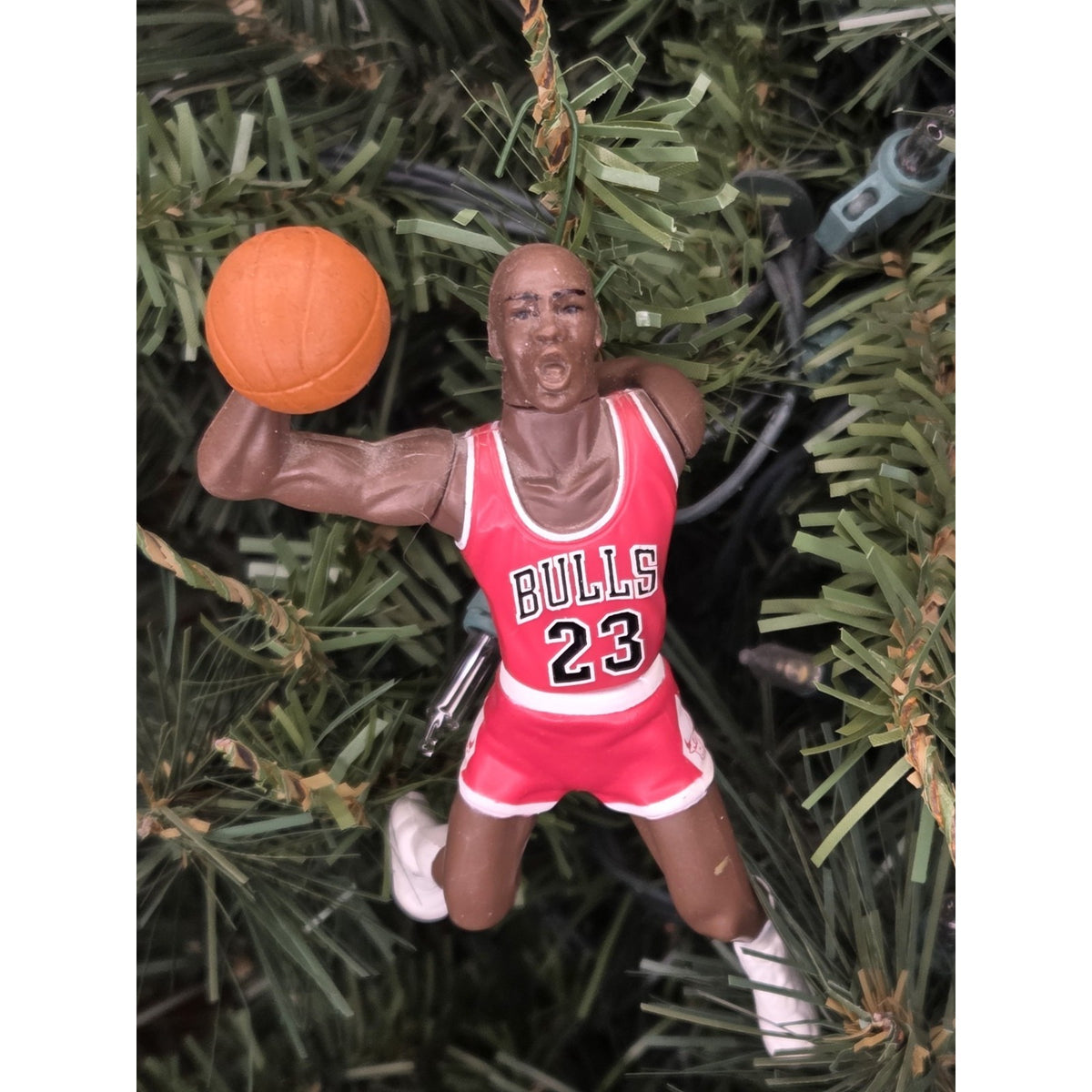 Michael Jordan Chicago Bulls NBA Basketball Xmas Ornament Holiday vtg Jersey 23