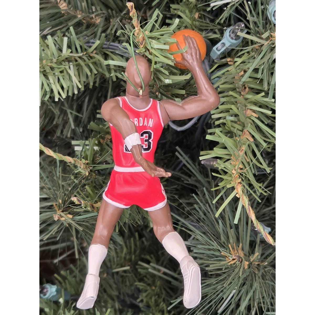 Michael Jordan Chicago Bulls NBA Basketball Xmas Ornament Holiday vtg Jersey 23