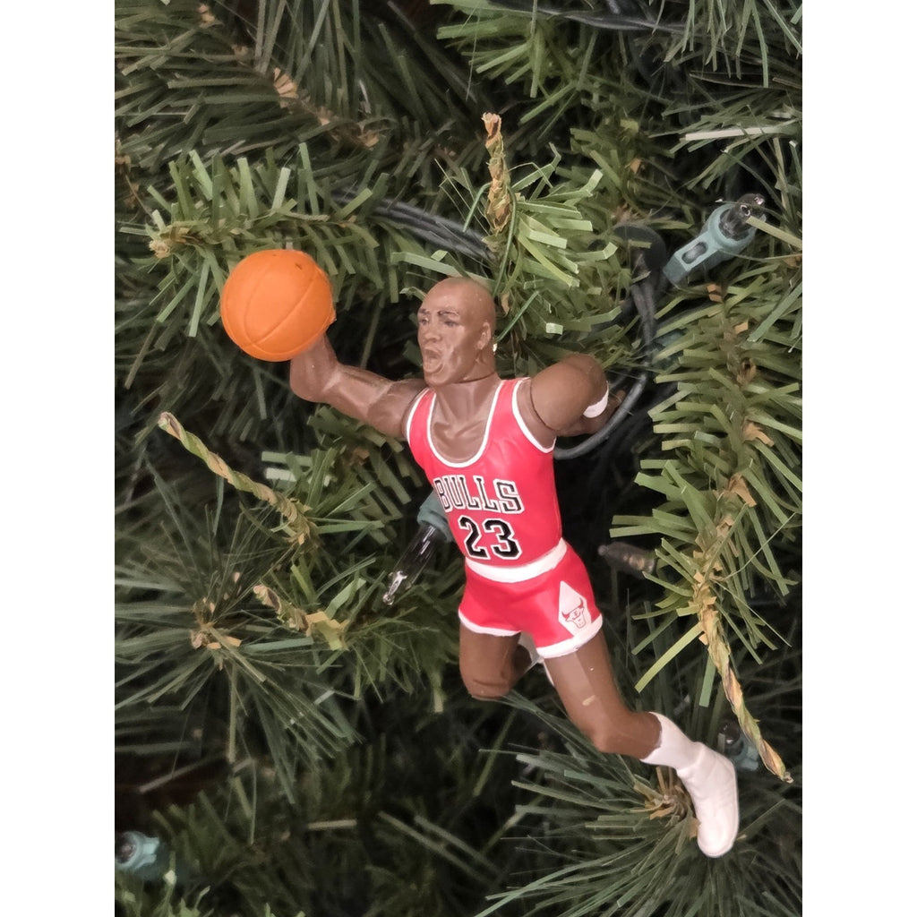 Michael Jordan Chicago Bulls NBA Basketball Xmas Ornament Holiday vtg Jersey 23