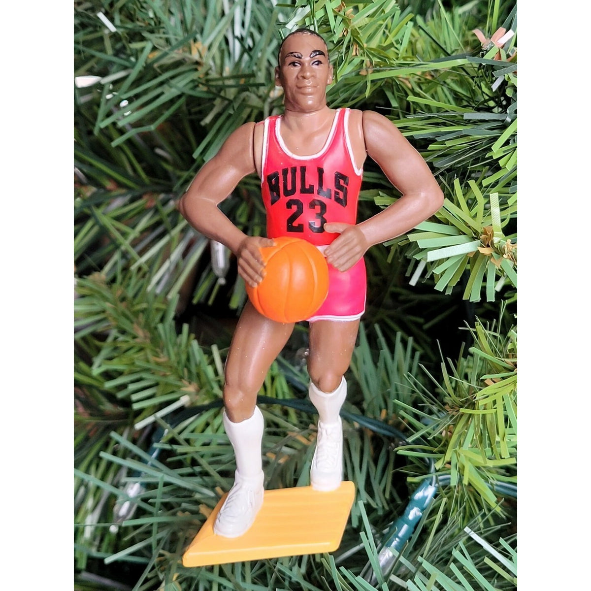 Michael Jordan Chicago Bulls NBA Basketball Xmas Ornament Holiday vtg Jersey 23