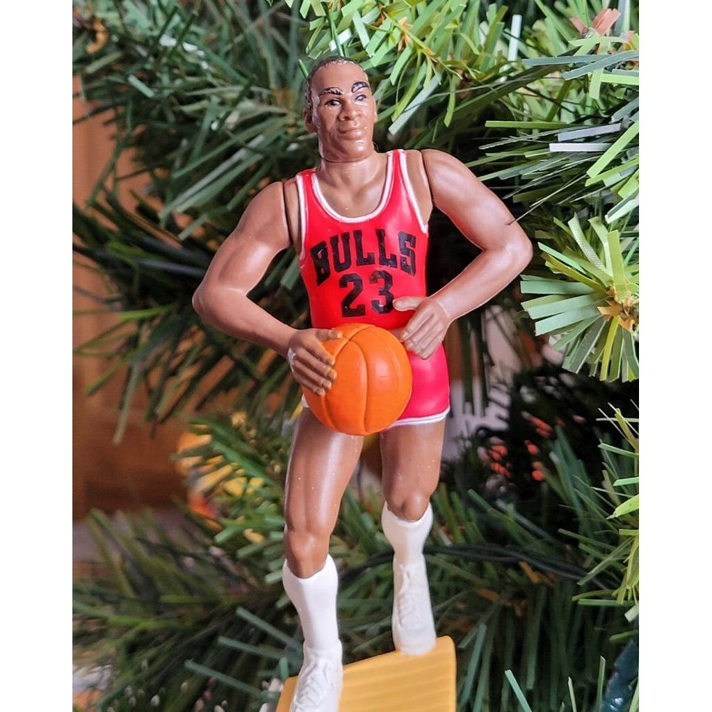 Michael Jordan Chicago Bulls NBA Basketball Xmas Ornament Holiday vtg Jersey 23