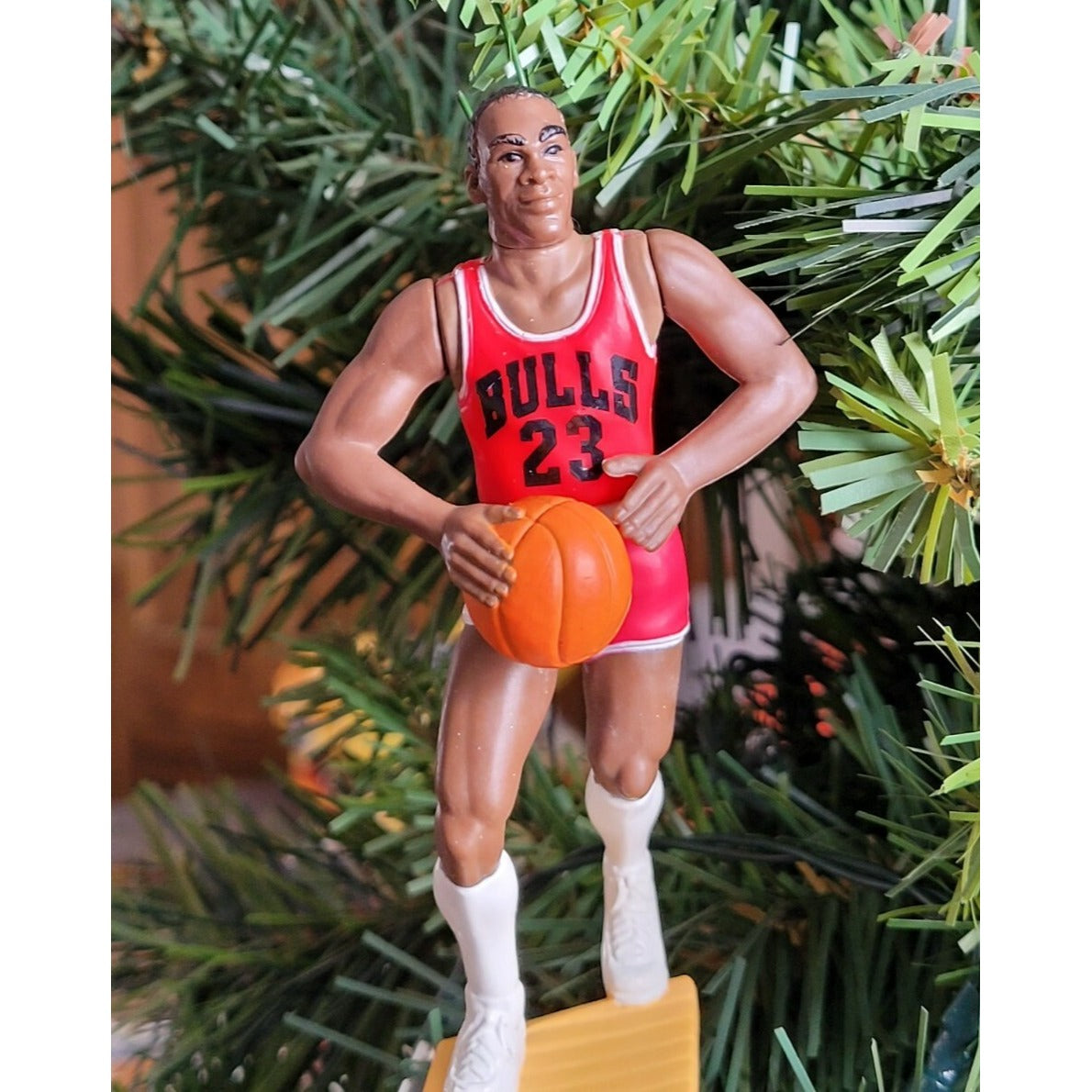 Michael Jordan Chicago Bulls NBA Basketball Xmas Ornament Holiday vtg Jersey 23