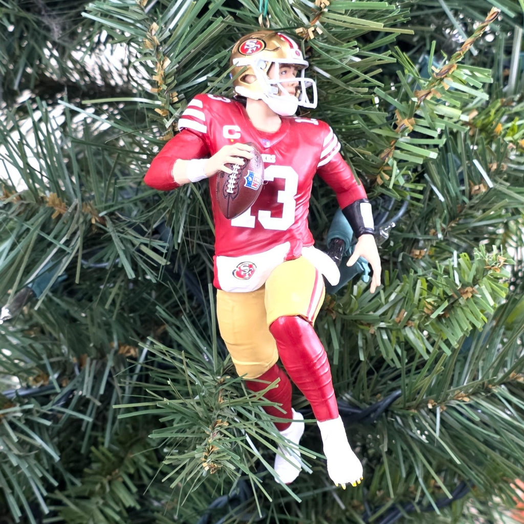Brock Purdy San Francisco 49er Football NFL Xmas Tree Ornament Holiday Jersey 13
