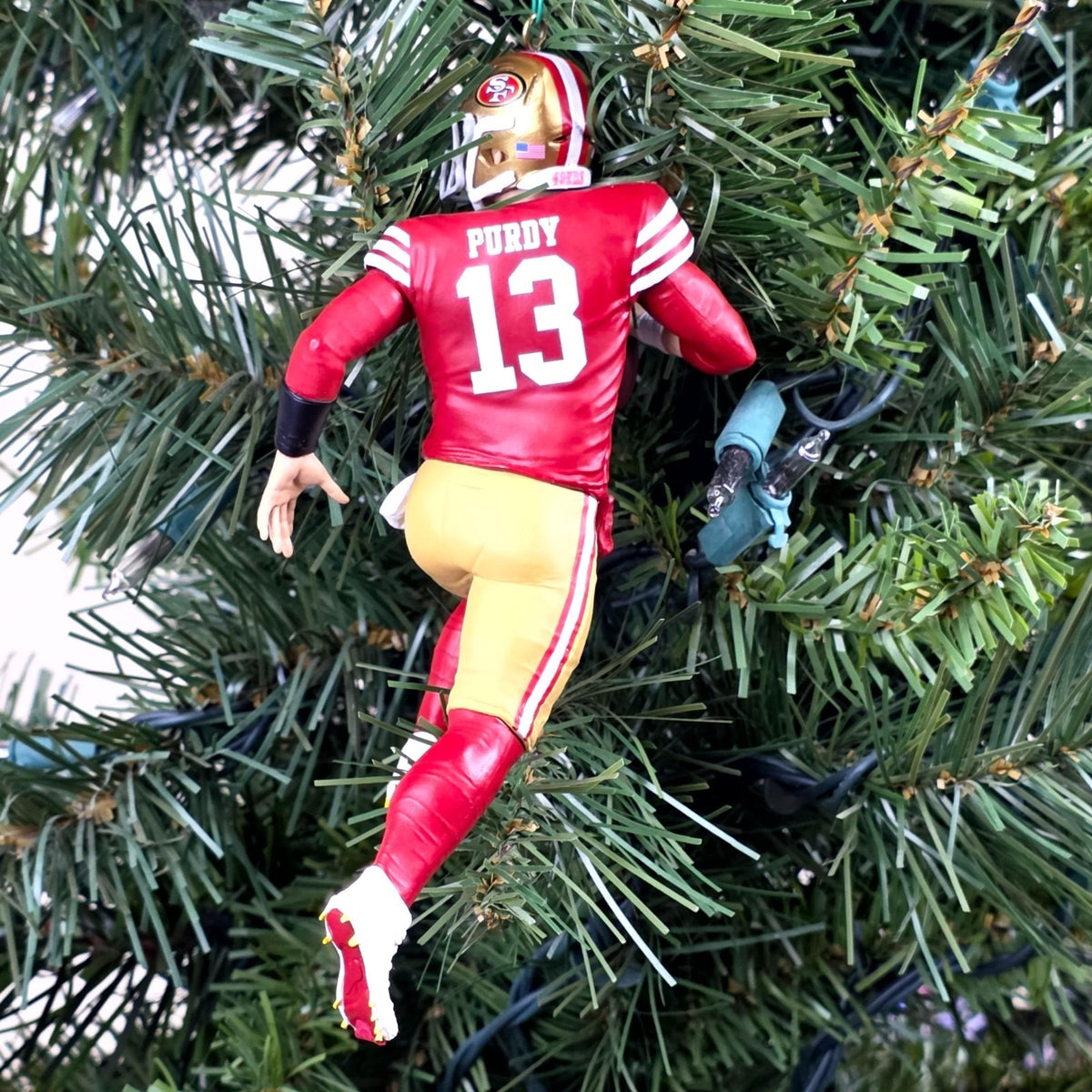 Brock Purdy San Francisco 49er Football NFL Xmas Tree Ornament Holiday Jersey 13