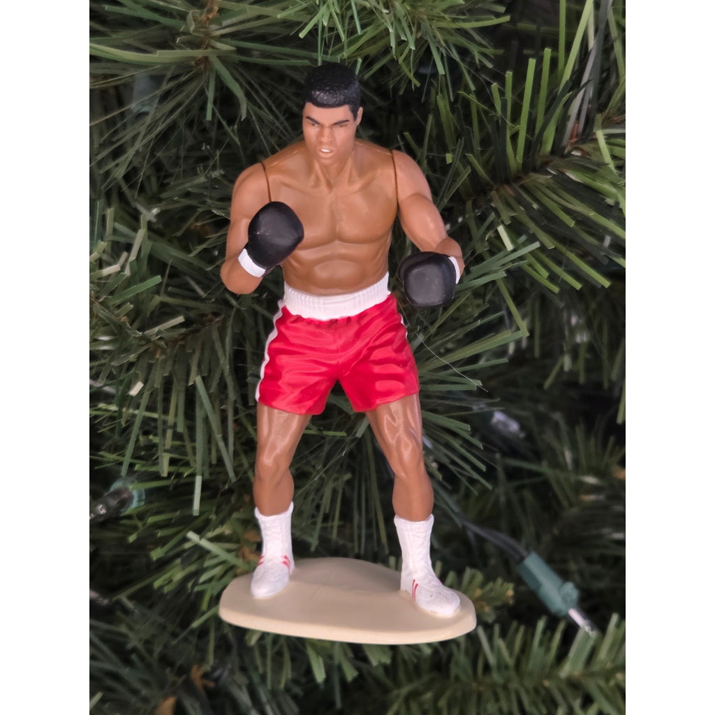 Muhammad Ali Cassius Clay Boxing Xmas Holiday Tree Ornament WBA Olympic GREATEST